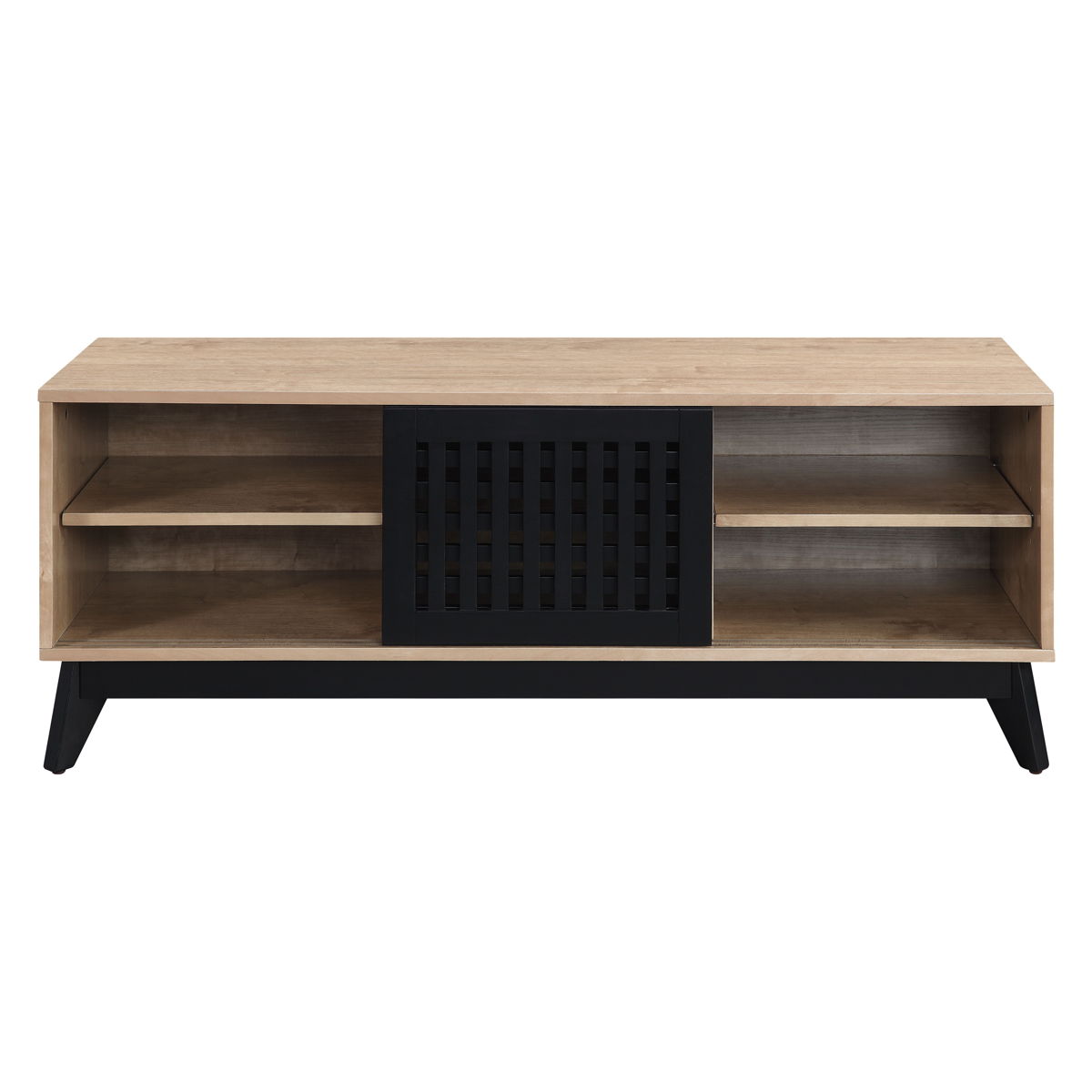 Gamaliel - TV Stand - Espresso / Oak