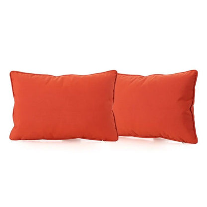 Coronado Rectangular Pillow Outdoor Pillows - Orange