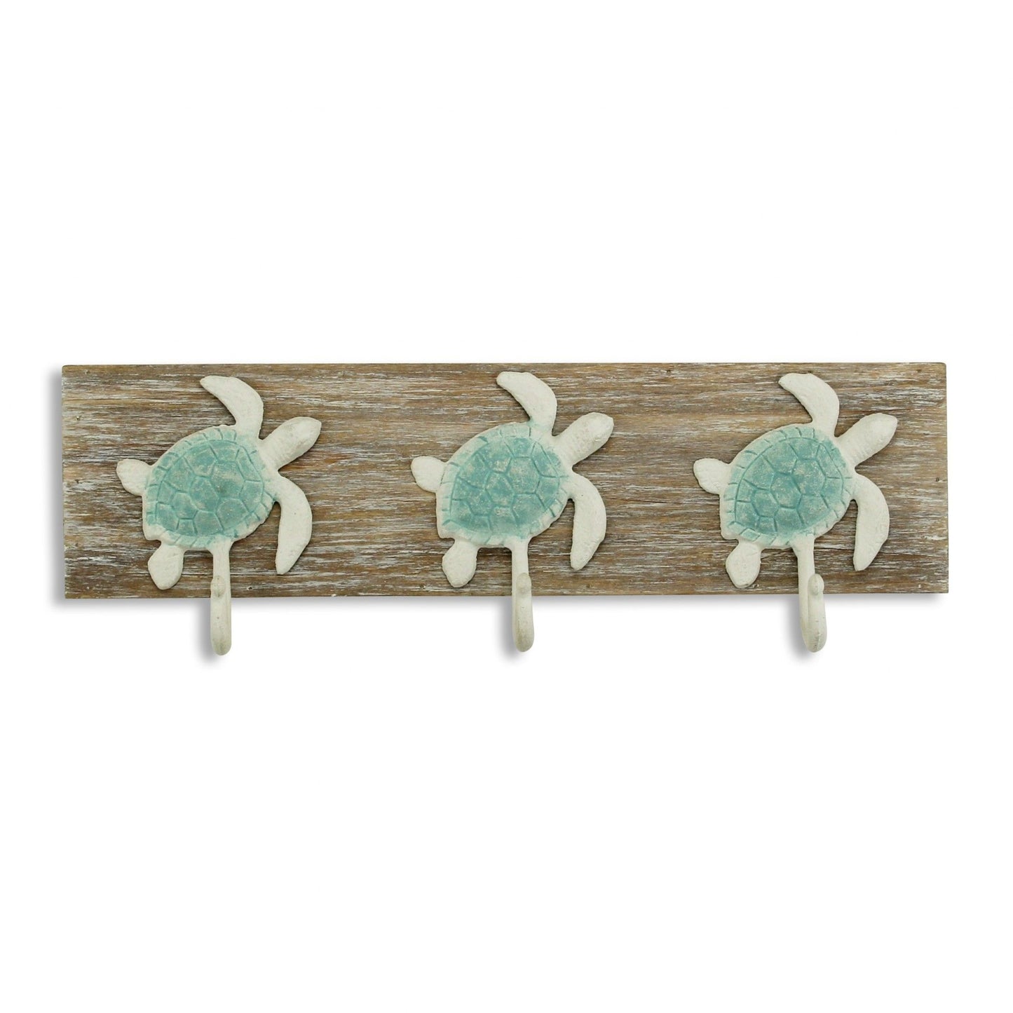 Coastal Three Hook Coat Hanger - Sea Turtle