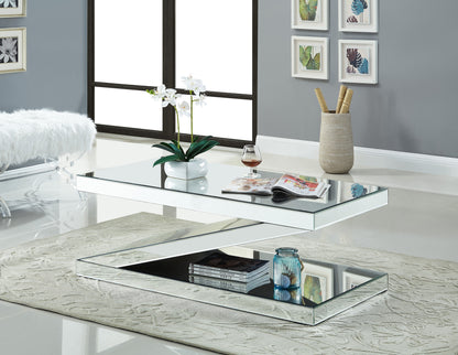 Zee - Coffee Table - Pearl Silver