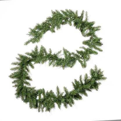 Norway Garland With With 50 Warm White LED Lights With Timer - Battery Operated - Outdoor, 220 Tips