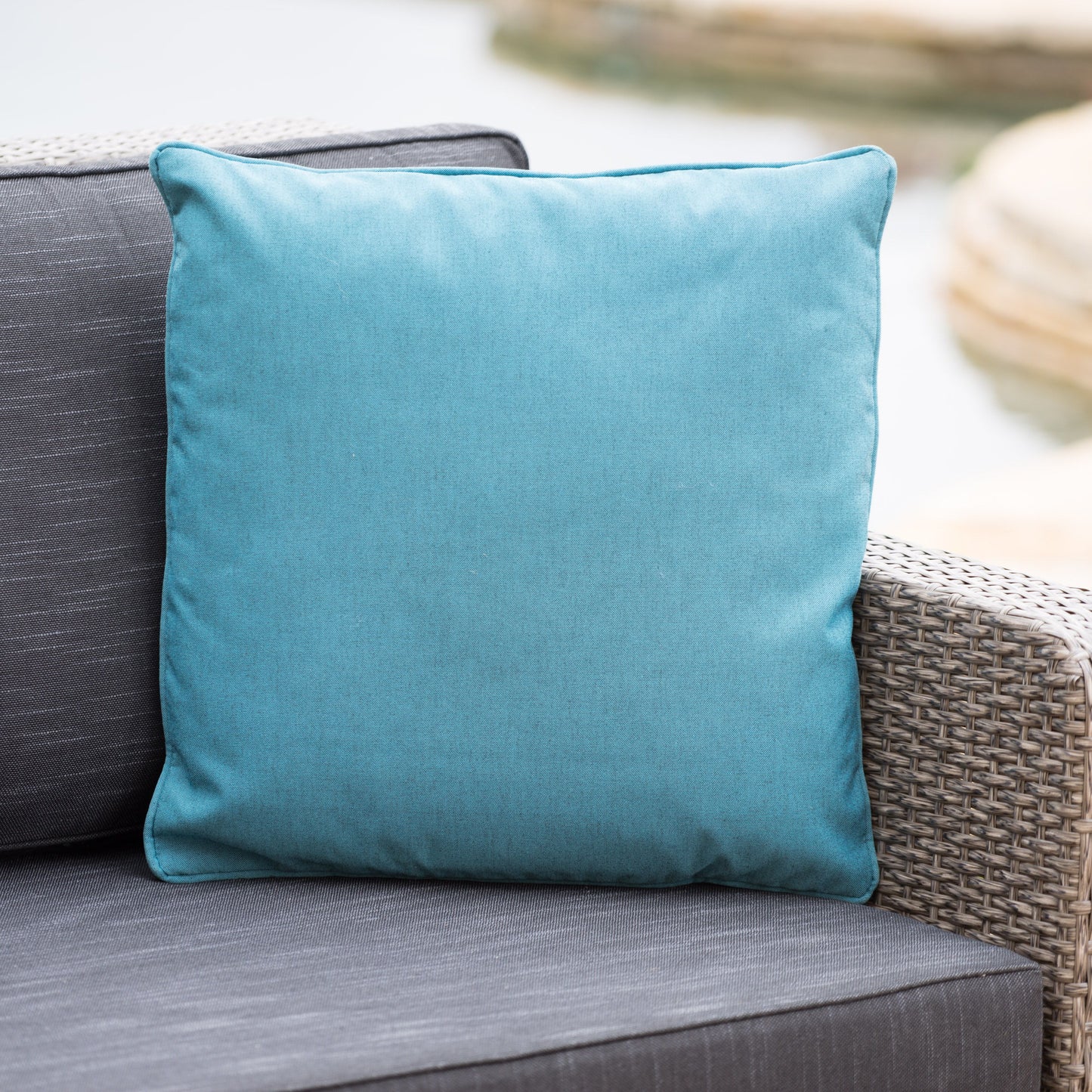 Coronado Square Pillow - Teal