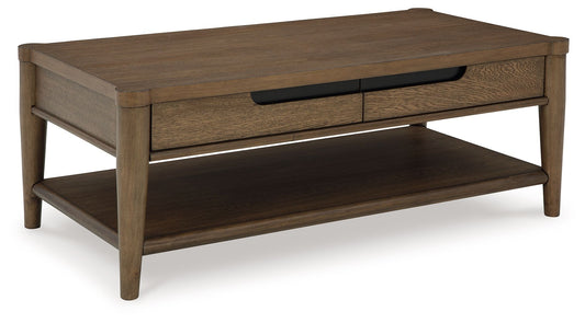 Roanhowe - Brown - Rectangular Cocktail Table