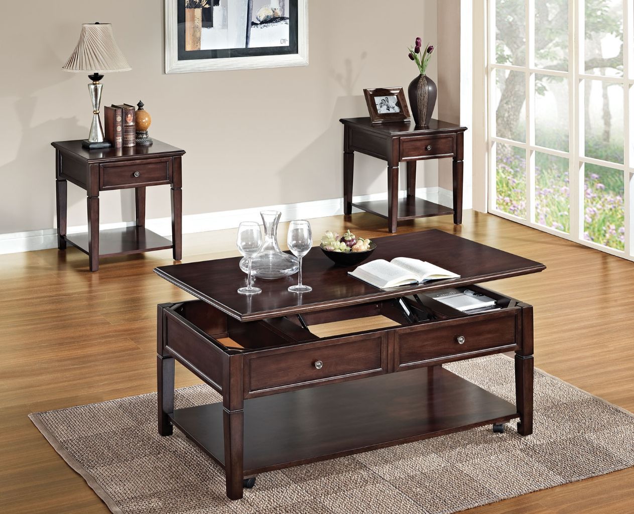 Malachi - Coffee Table w/Lift Top