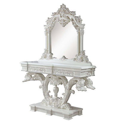 Vanaheim - Console Table - Antique White Finish