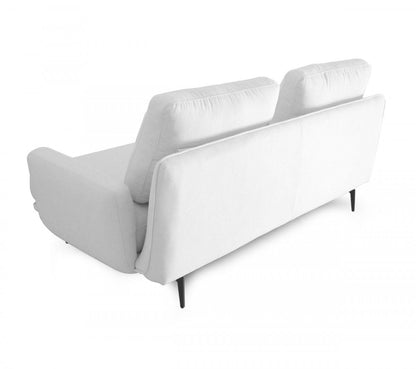 Contempo Retro Loveseat - Creamy Off White