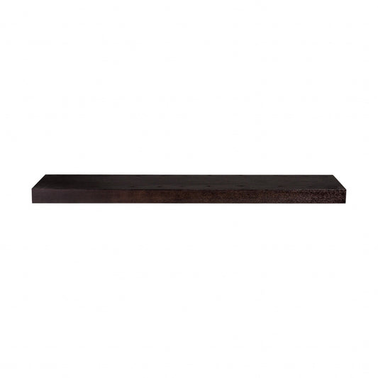 Wooden Wall Mounted Floating Shelf - Espresso