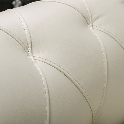 Modern Tufted Leather Chair