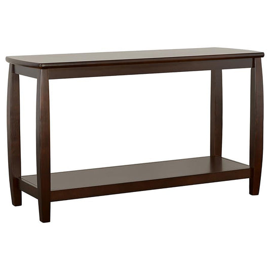 Dixon - Wood Entryway Console Table With Shelf - Cappuccino