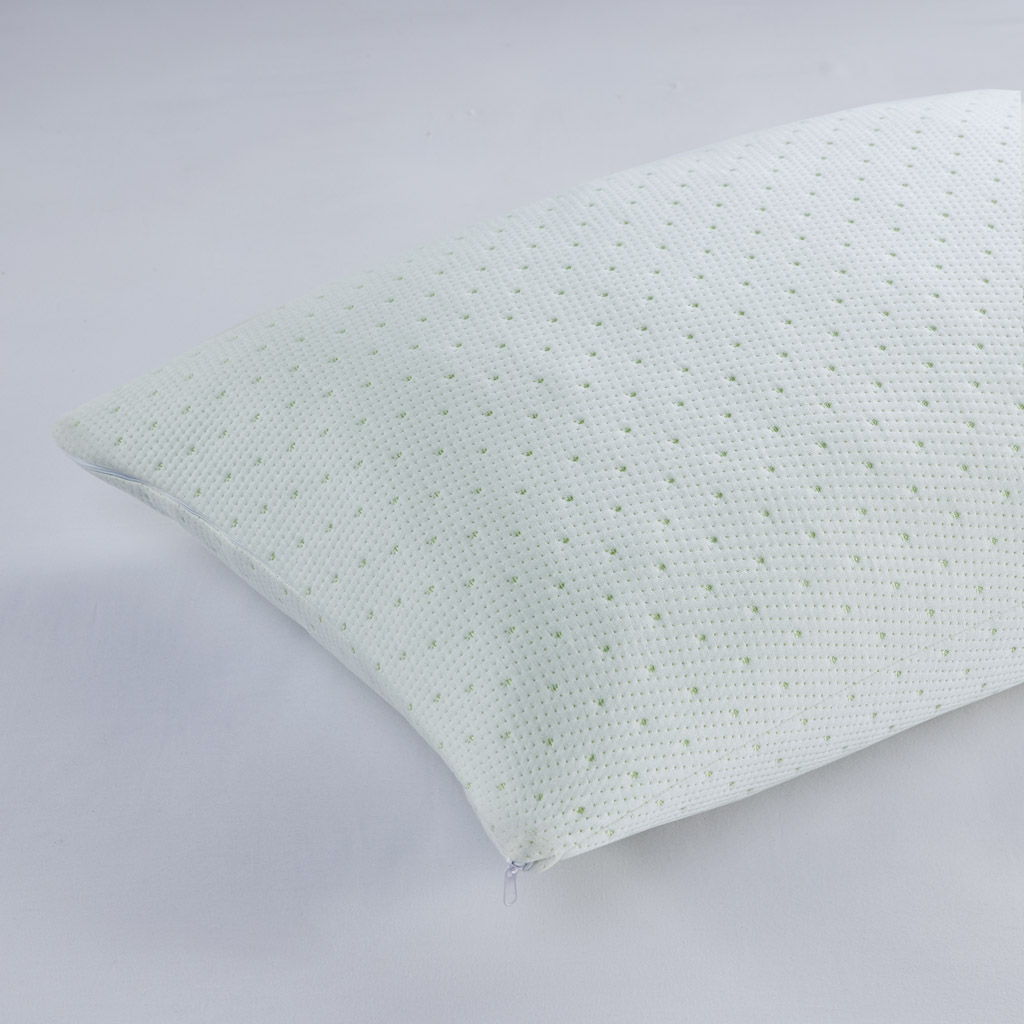 Shredded Memory Foam Pillow With Rayon From Bamboo Blend Cover Comfort