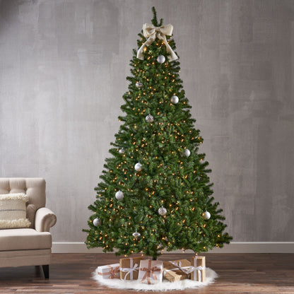 9' Noble Hinged Tree With 700Clear Lights - Ul 2140Tips