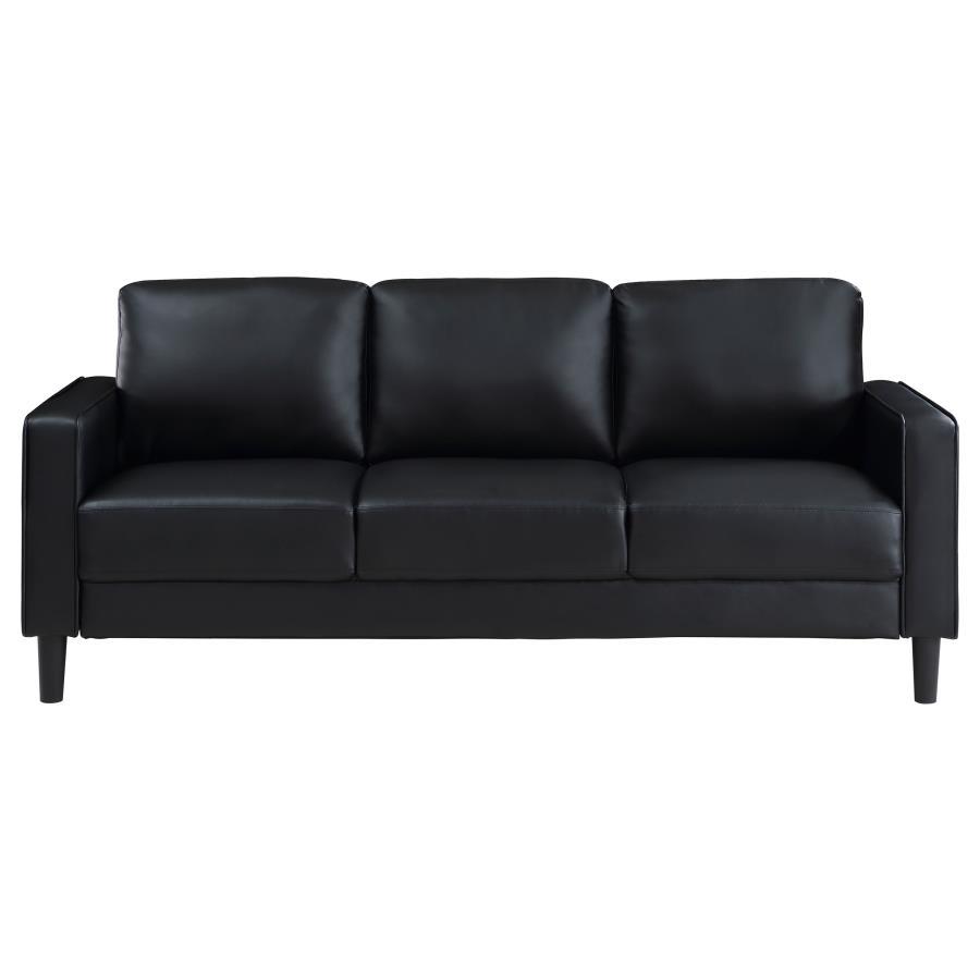 Ruth - Upholstered Track Arm Sofa Set