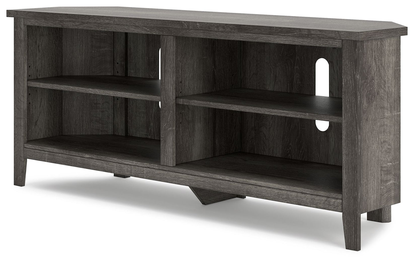 Arlenbry - Gray - Medium Corner TV Stand