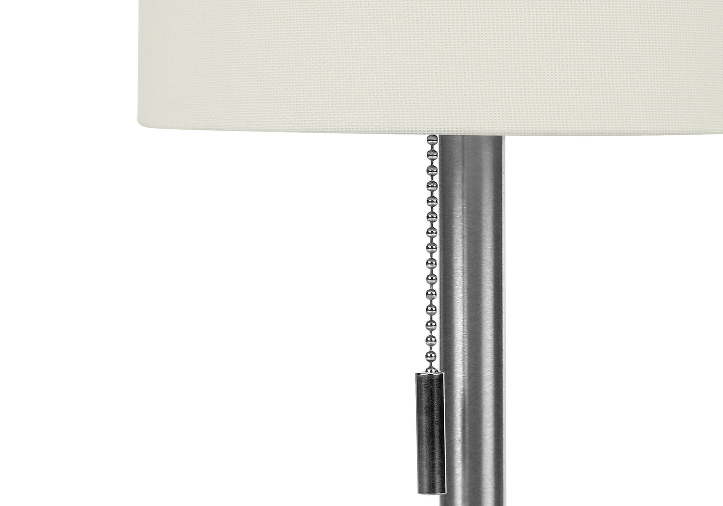 Lighting, Table Lamp, USB Port Included, Nickel, Contemporary (Set of 2)