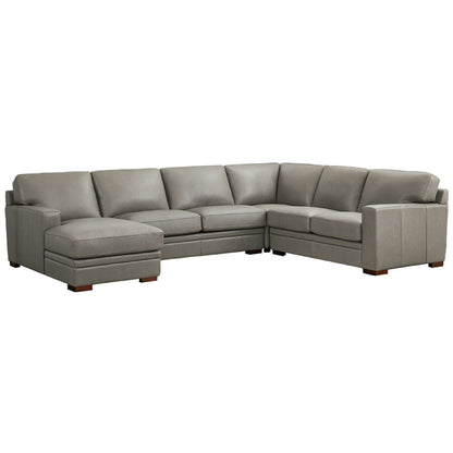 Dillon - Leather Left Chaise Sectional