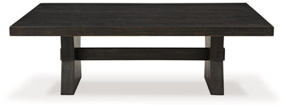 Galliden - Black - Rectangular Cocktail Table