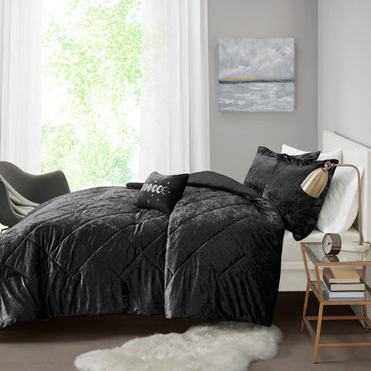 Felicia Velvet Duvet Cover Set