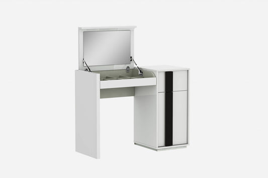 Iron Vanity Dresser - White