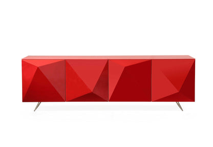 Metal Buffet - Red