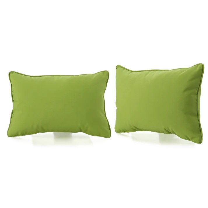 Coronado Rectangular Pillow Outdoor Pillows - Green