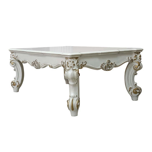 Vendom II - Coffee Table - Antique Pearl Finish