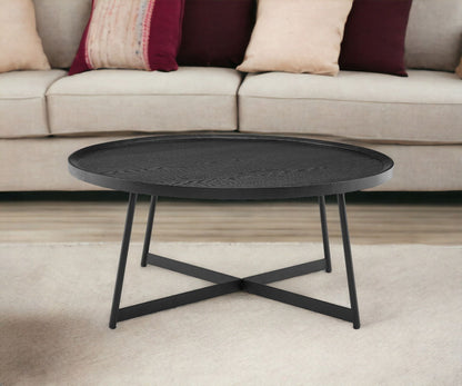 Round Coffee Table - Black