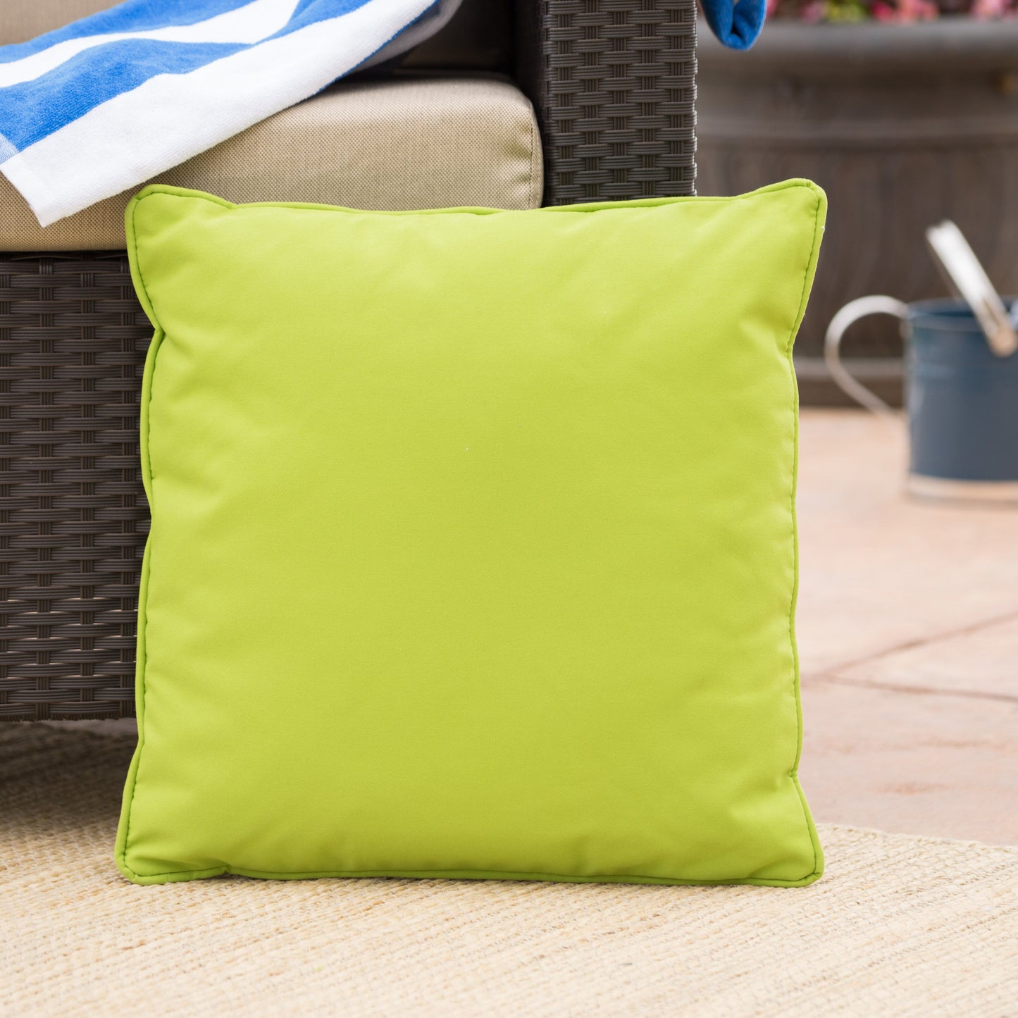 Coronado Square Pillow - Green