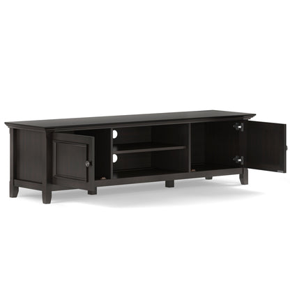 Amherst - Low TV Media Stand - Hickory Brown