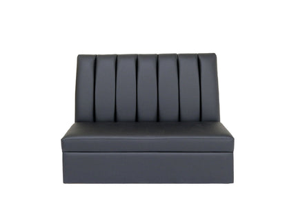 Loveseat Faux Leather - Black