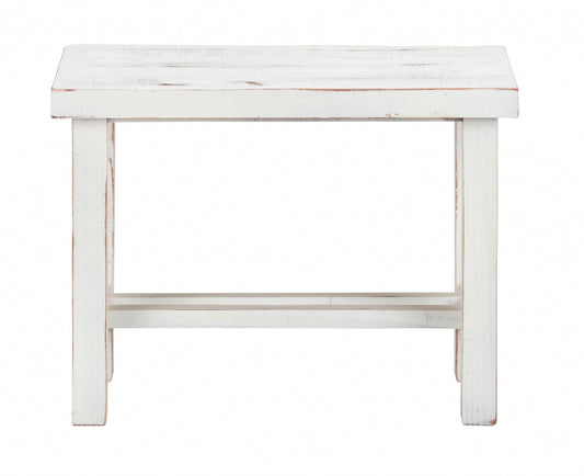 Solid Wood Garden Bench - White Pine