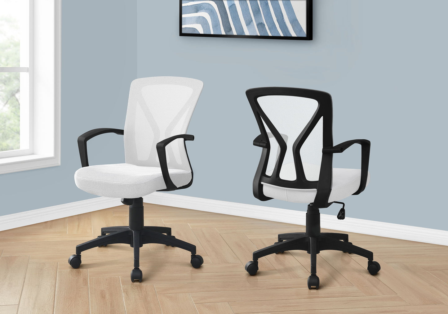 Office Chair, Adjustable Height, Swivel, Ergonomic, Mesh, Contemporary & Modern