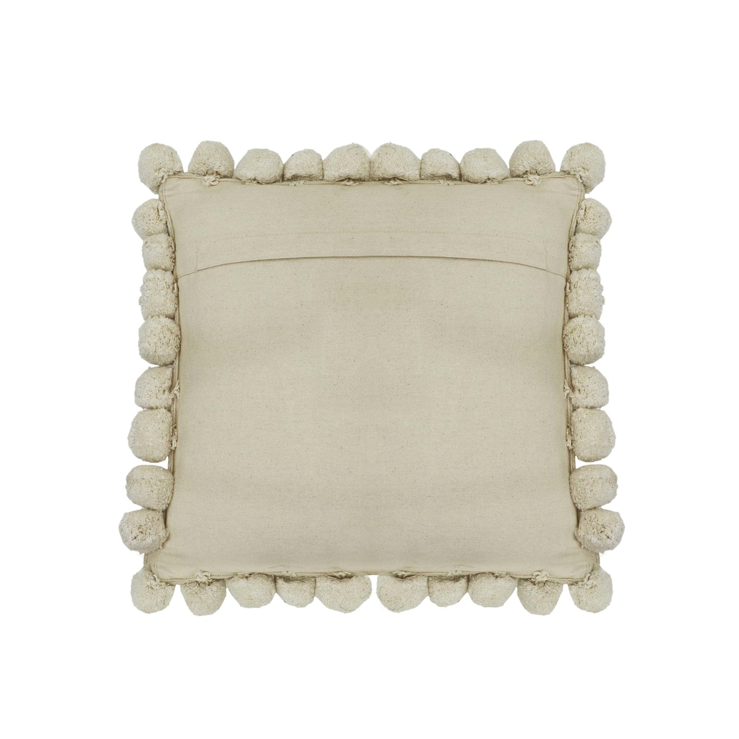 Adelyn - Square Tasseled Accent Pillow - Natural