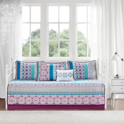 Joni 6 Piece Boho Reversible Daybed Set