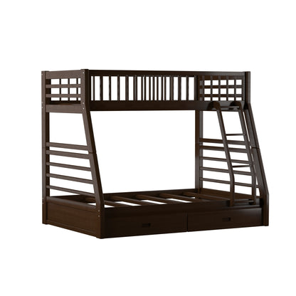 ACME Jason Bunk Bed (Twin/Full) in Espresso 02020