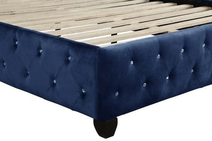 Sophia Queen bed Blue