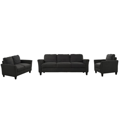 U_STYLE Polyester-blend 3 Pieces Sofa Set