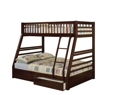 ACME Jason Bunk Bed (Twin/Full) in Espresso 02020