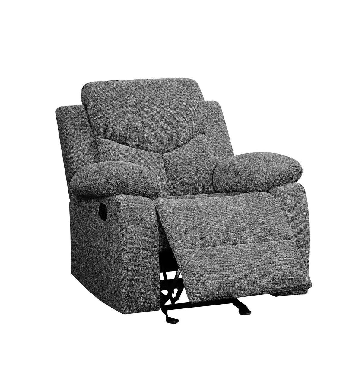 ACME Kalen Glider Recliner, Gray Chenille 55442