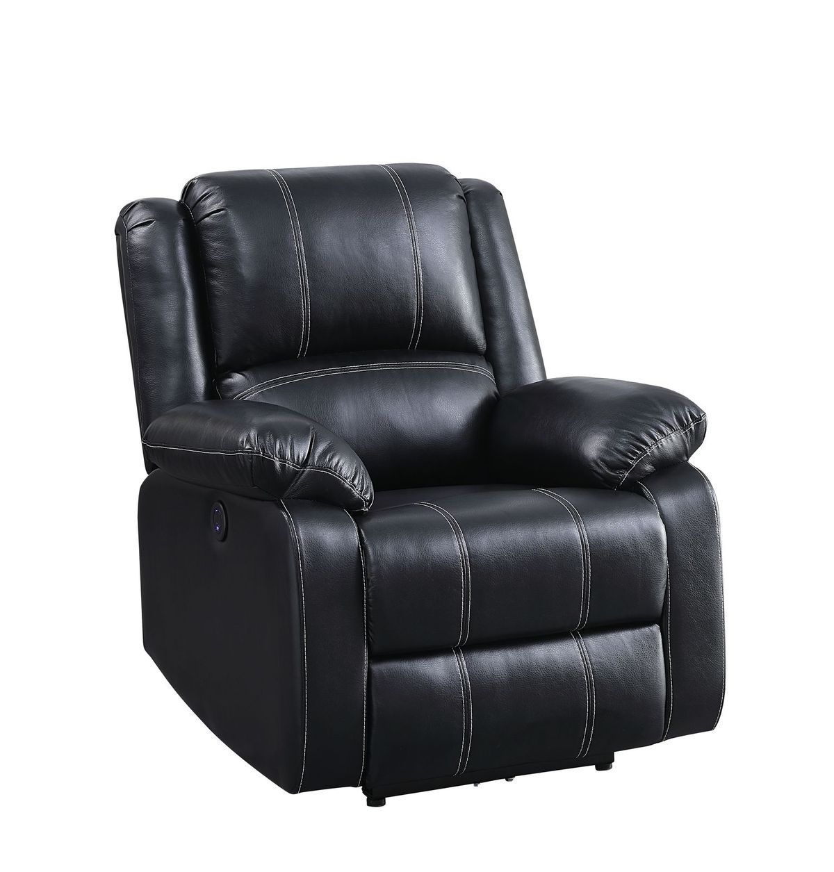 ACME Zuriel Power Recliner, Black PU 52288