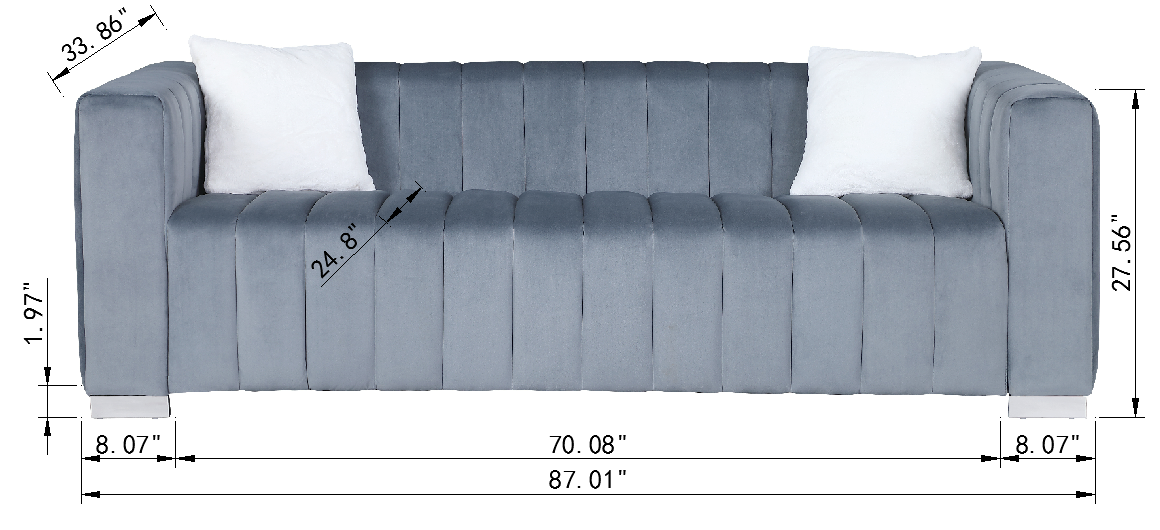 2038 grey sofa