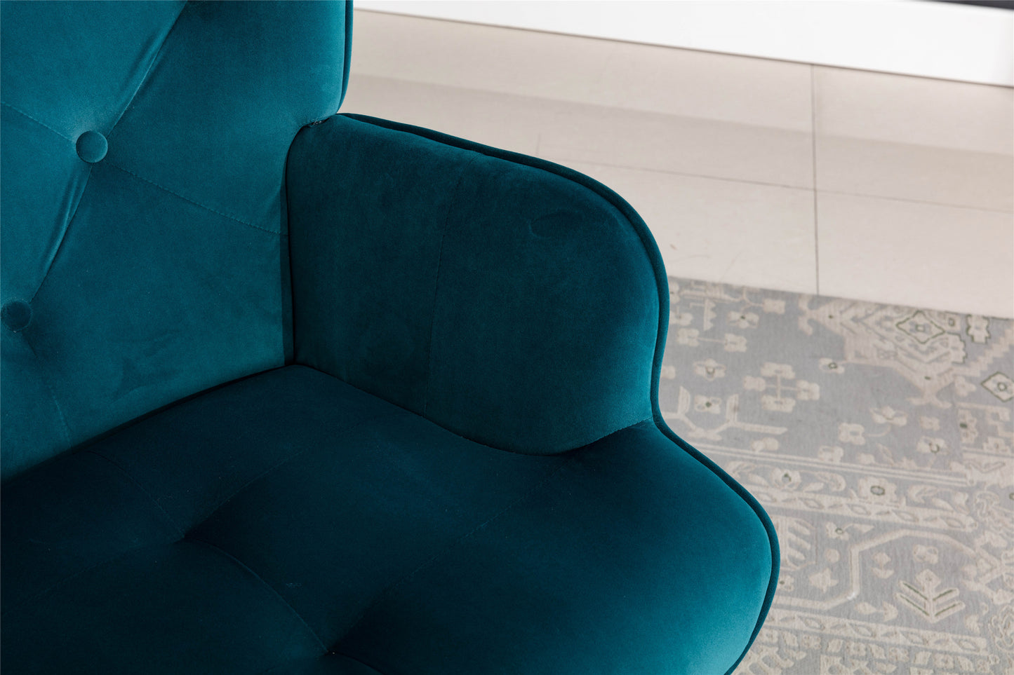 COOLMORE  Accent chair  Living Room/Bed Room, Modern Leisure  Chair  Teal