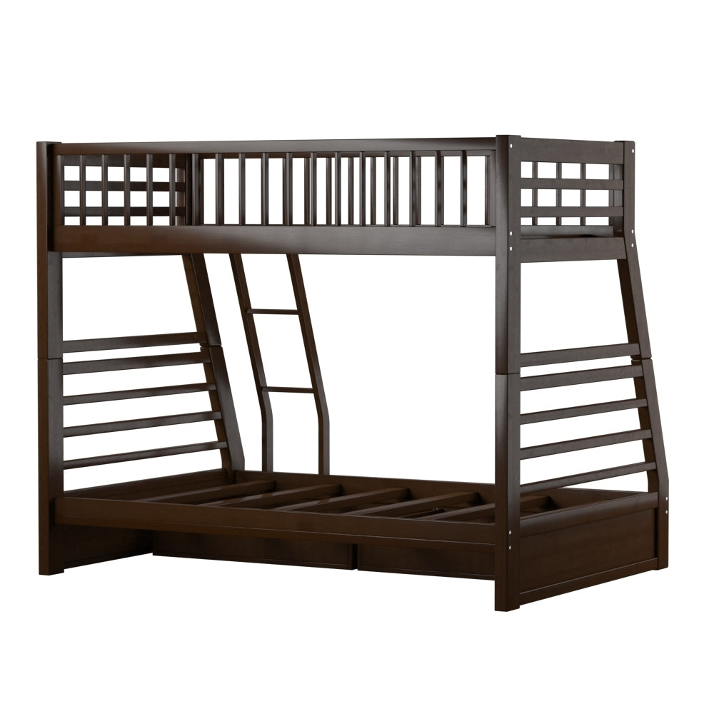 ACME Jason Bunk Bed (Twin/Full) in Espresso 02020