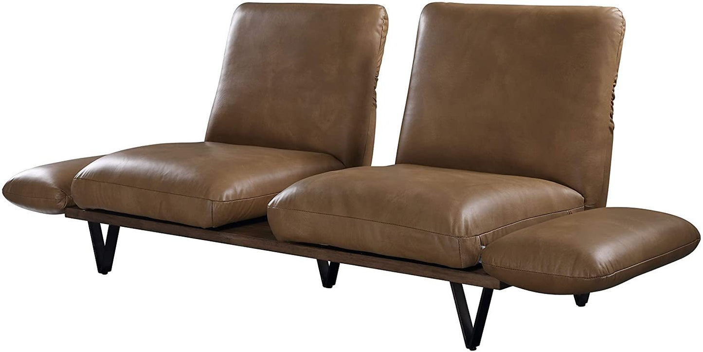 ACME Narech Sofa, Nutmeg Top Grain Leather 55065