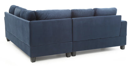 Glory Furniture Sandridge G510B-SC Sectional , NAVY BLUE