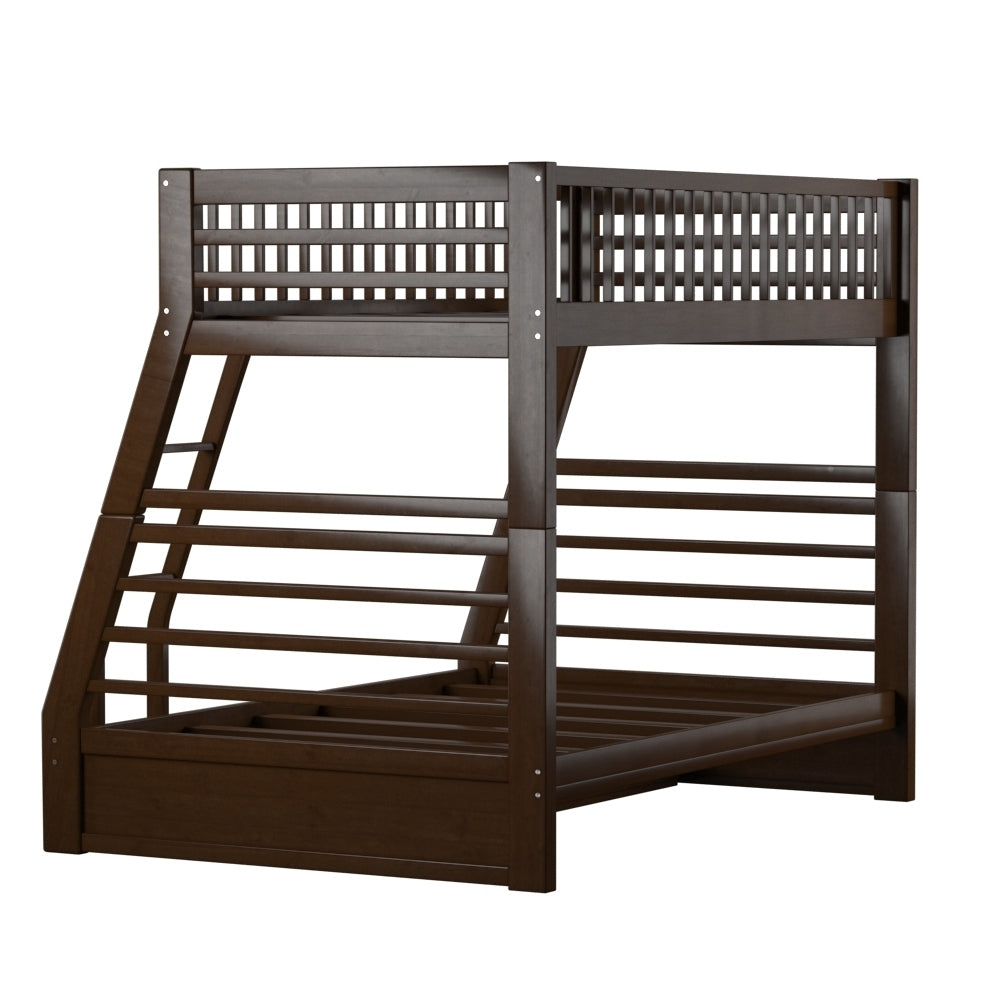 ACME Jason Bunk Bed (Twin/Full) in Espresso 02020