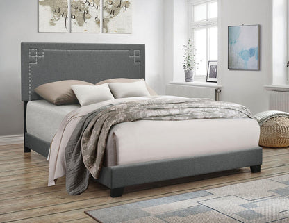 ACME Ishiko II Queen Bed in Gray Fabric 20910Q