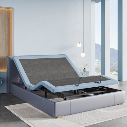 NLP230F King Adjustable Bed Base Frame with Wireless Remote, Independent Head & Foot