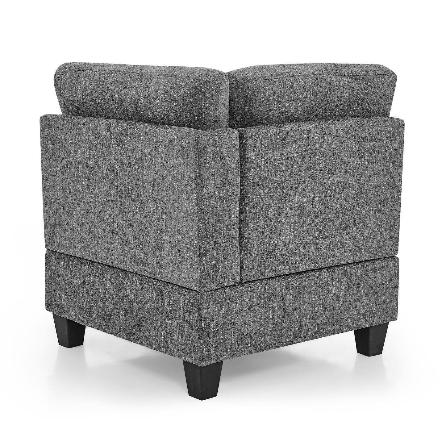 Corner Sofa for Modular Sectional，Grey Chenille （31.5“x31.5”x36.5“）