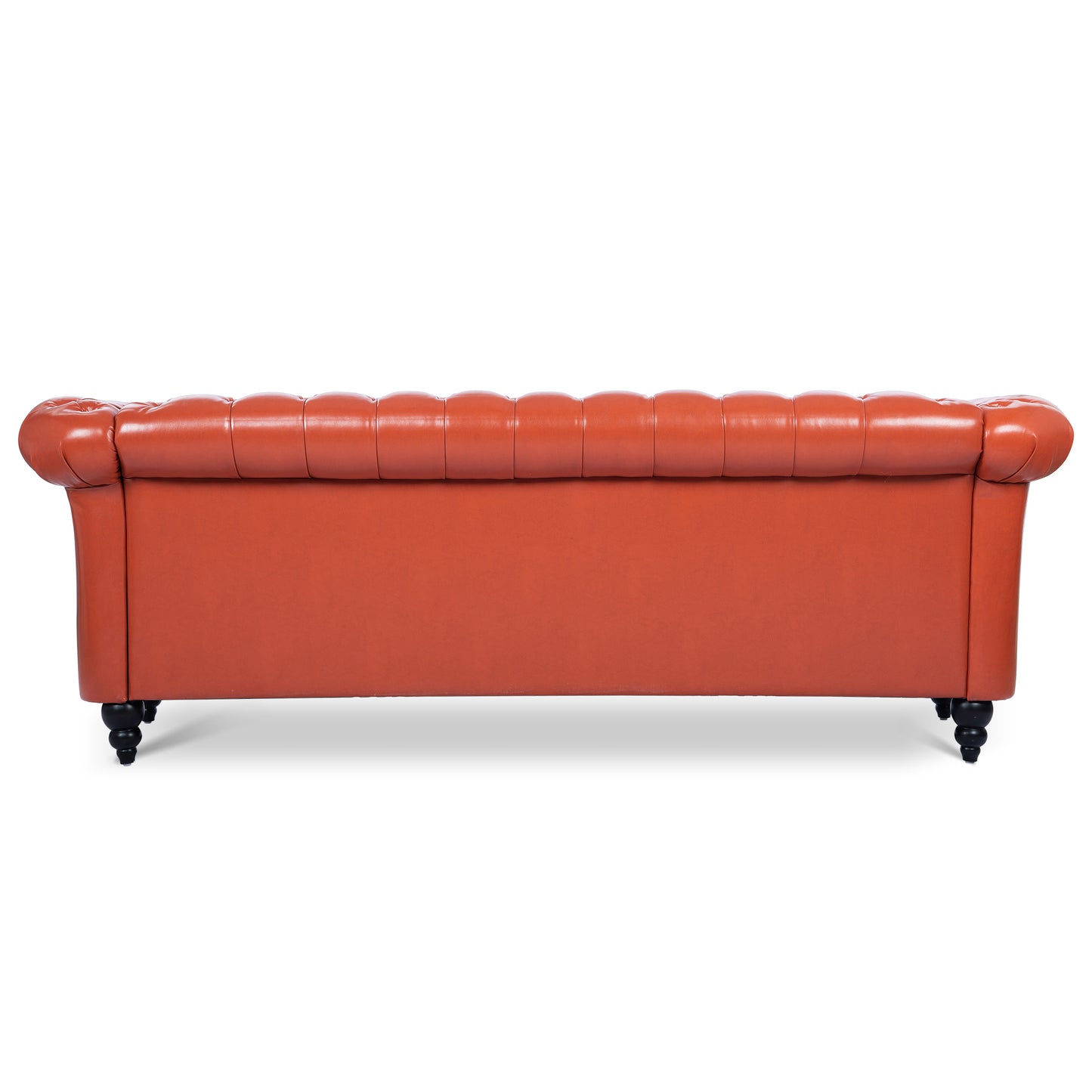 84" Rolled Arm Chesterfield 3 Seater Sofa