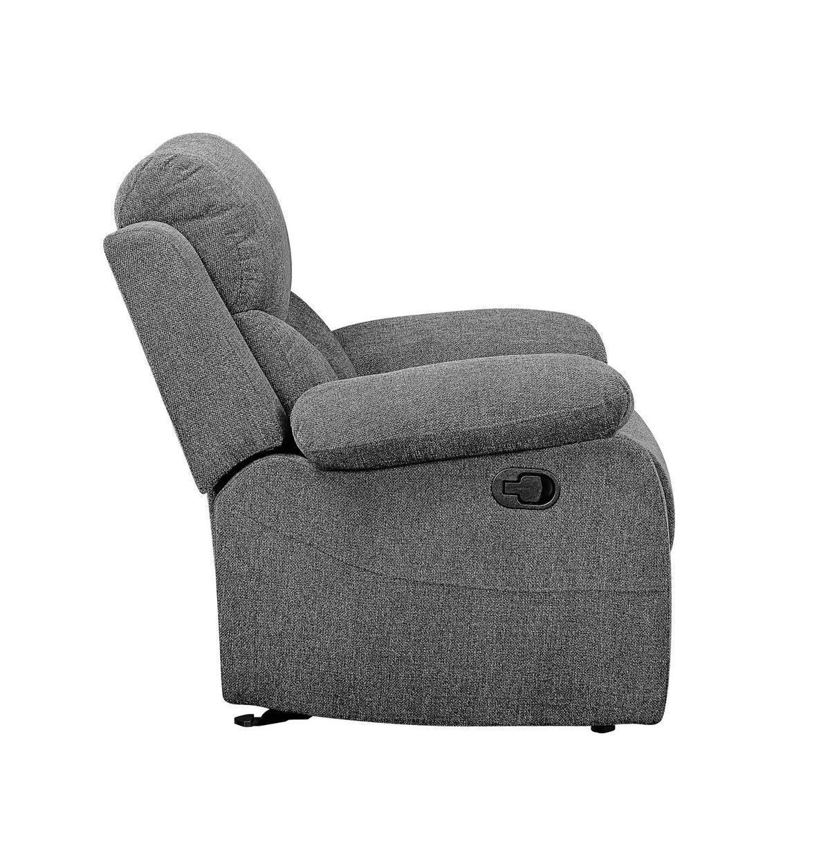 ACME Kalen Glider Recliner, Gray Chenille 55442